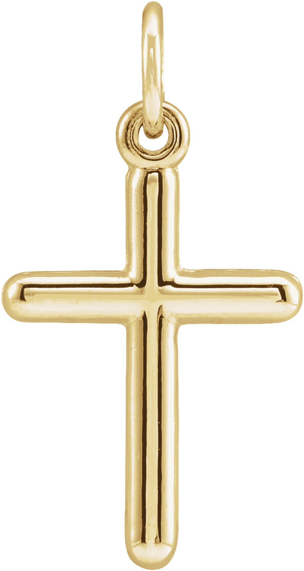 14K Yellow Gold Cross Pendant