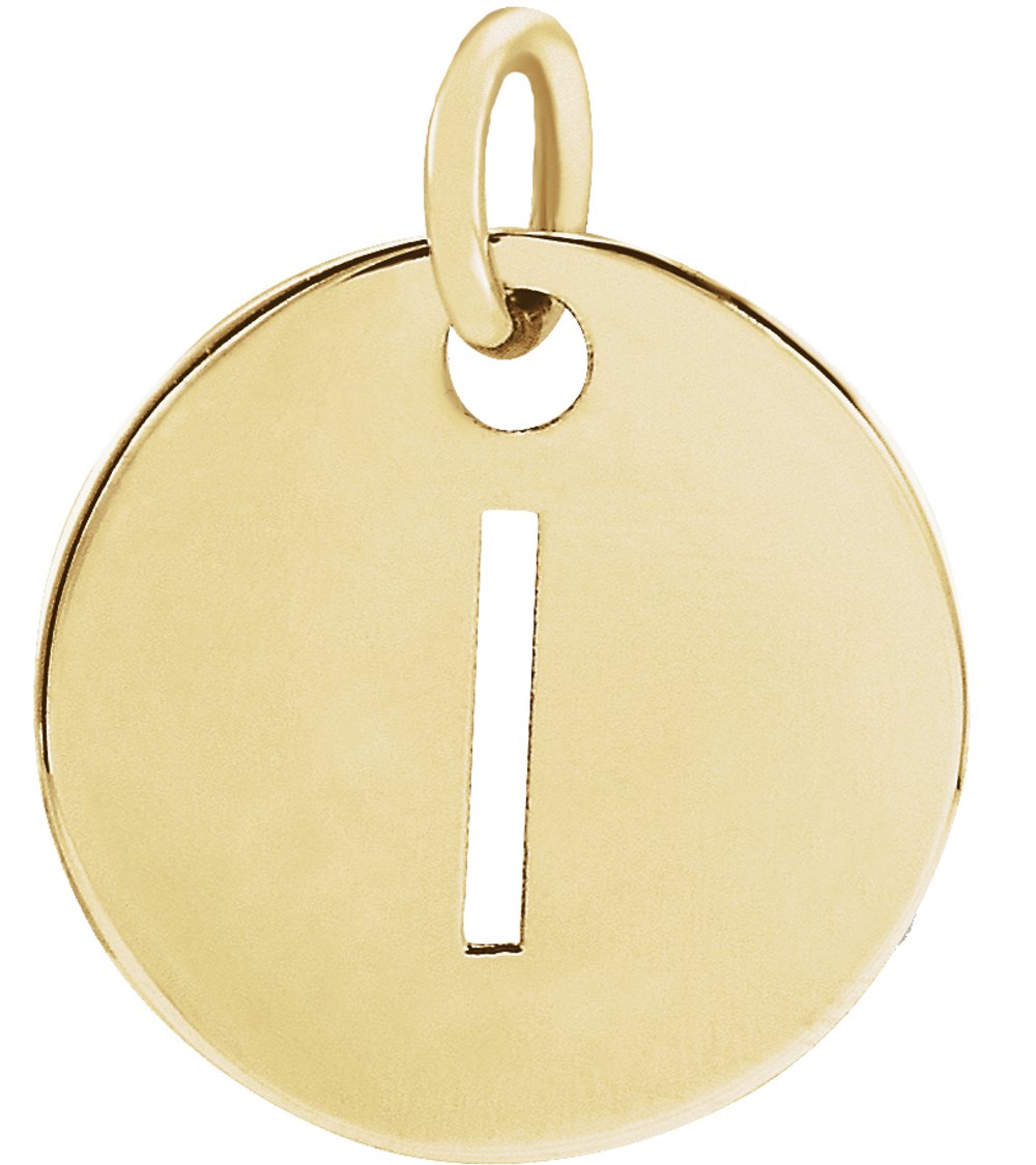 14K Yellow Initial H Charm/Pendant