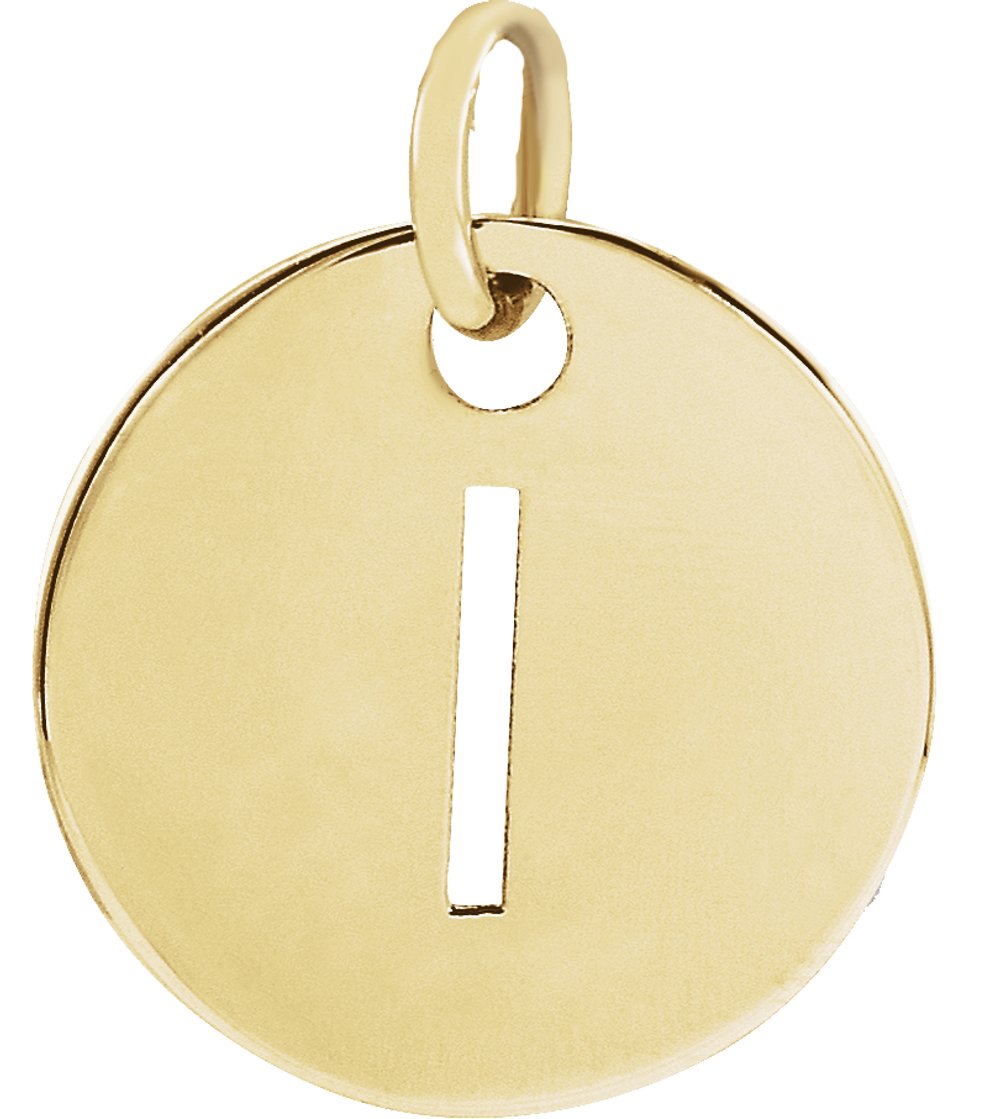 14K Yellow Initial H Charm/Pendant