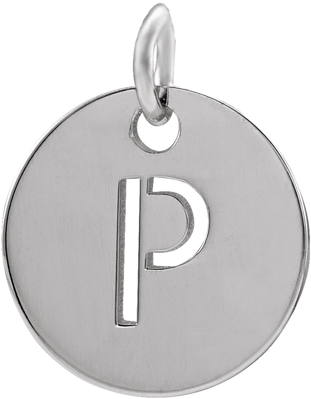 Sterling Silver Initial P Charm/Pendant