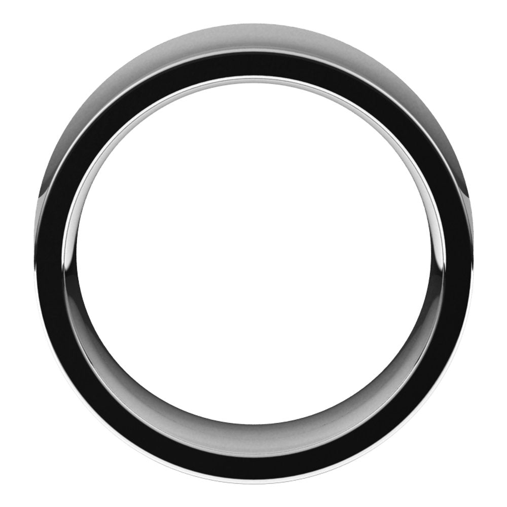 Sterling Silver 9 mm Comfort-Fit Concave Band Size 8