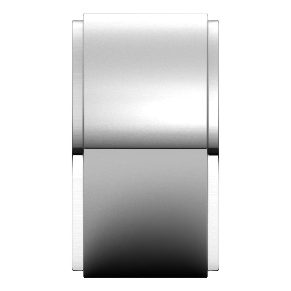 Sterling Silver 11 mm Flat Edge Band Size 12