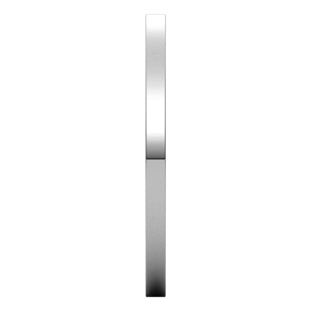 Platinum 1.5 mm Comfort-Fit Flat Band Size 6.5