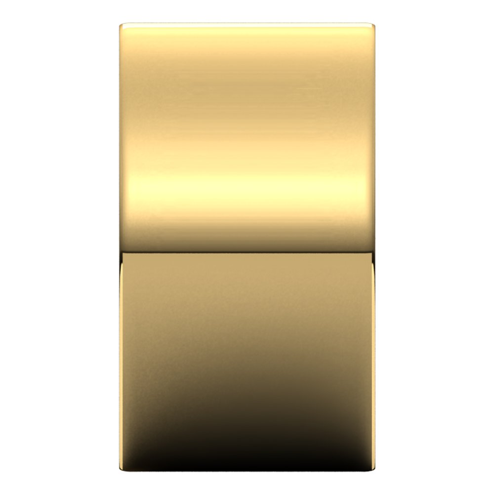 14K Yellow Gold 12 mm Comfort-Fit Flat Band Size 5.5