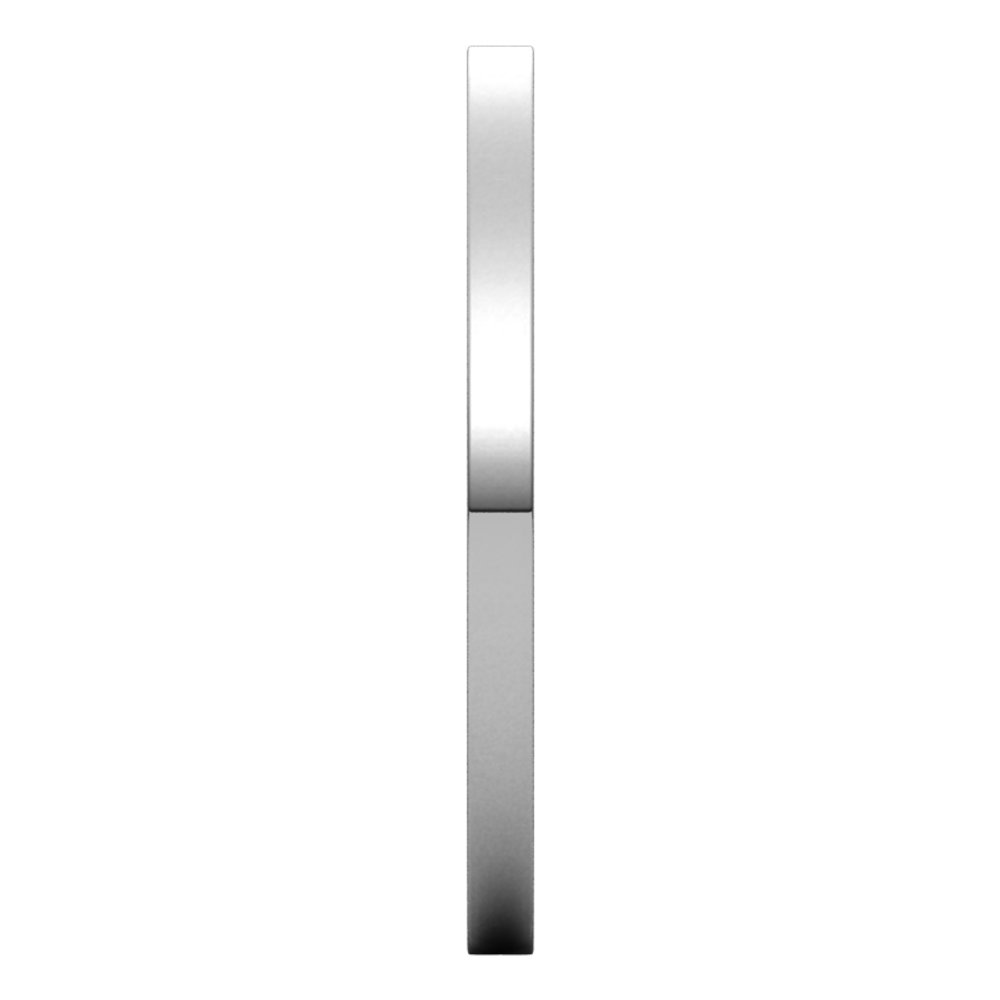 Continuum Sterling Silver 1.5 mm Flat Comfort Fit Light Band Size 7.5