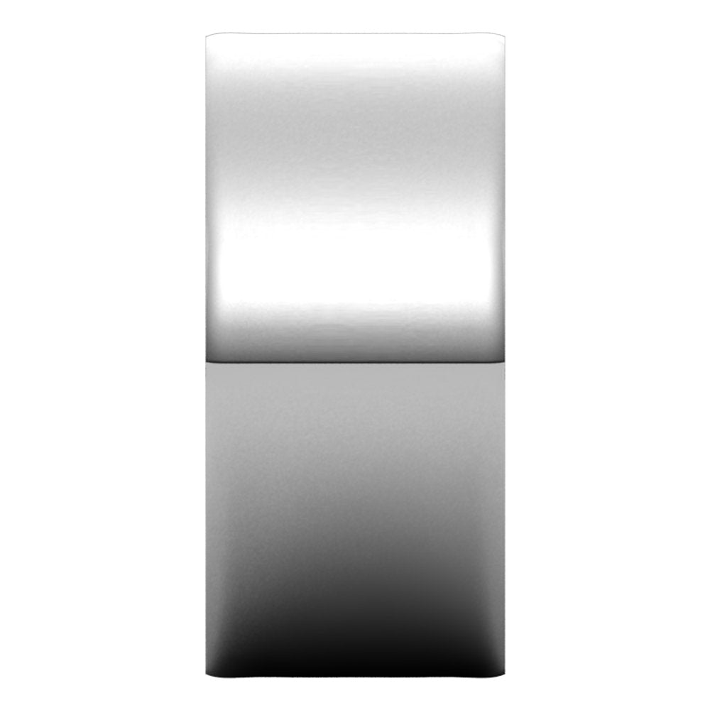 10K White Gold 9 mm Ultra-Lightweight Flat Band Size 5.5