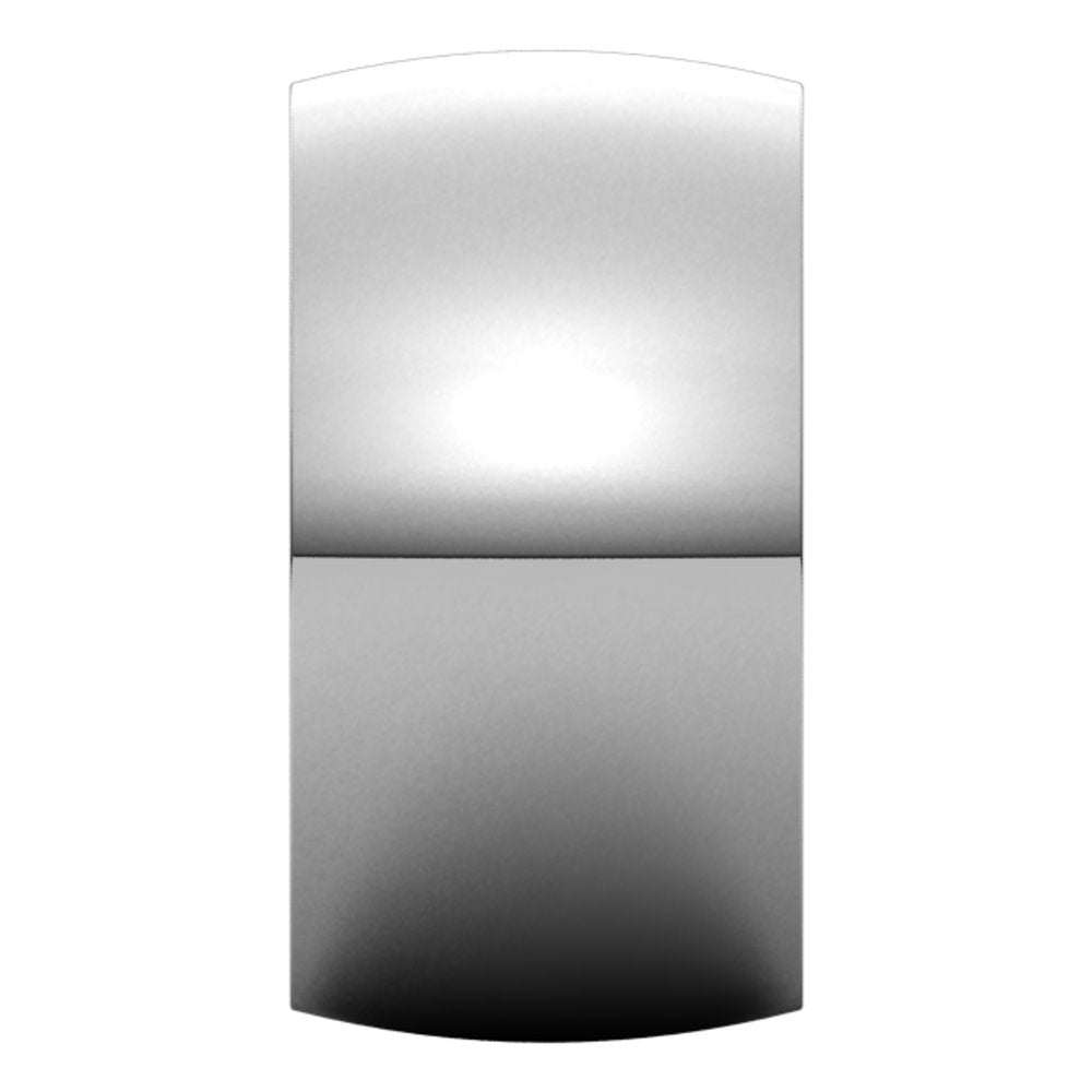 14K X1 White 10 mm Ultra-Lightweight Half Round Band