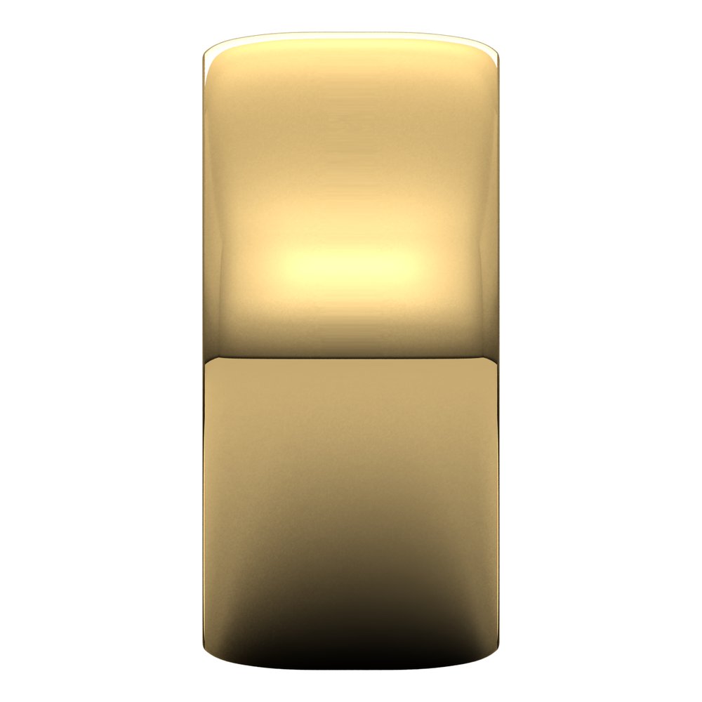 10K Yellow Gold 9 mm Ultra-Lightweight Half Round Band Size 5.5
