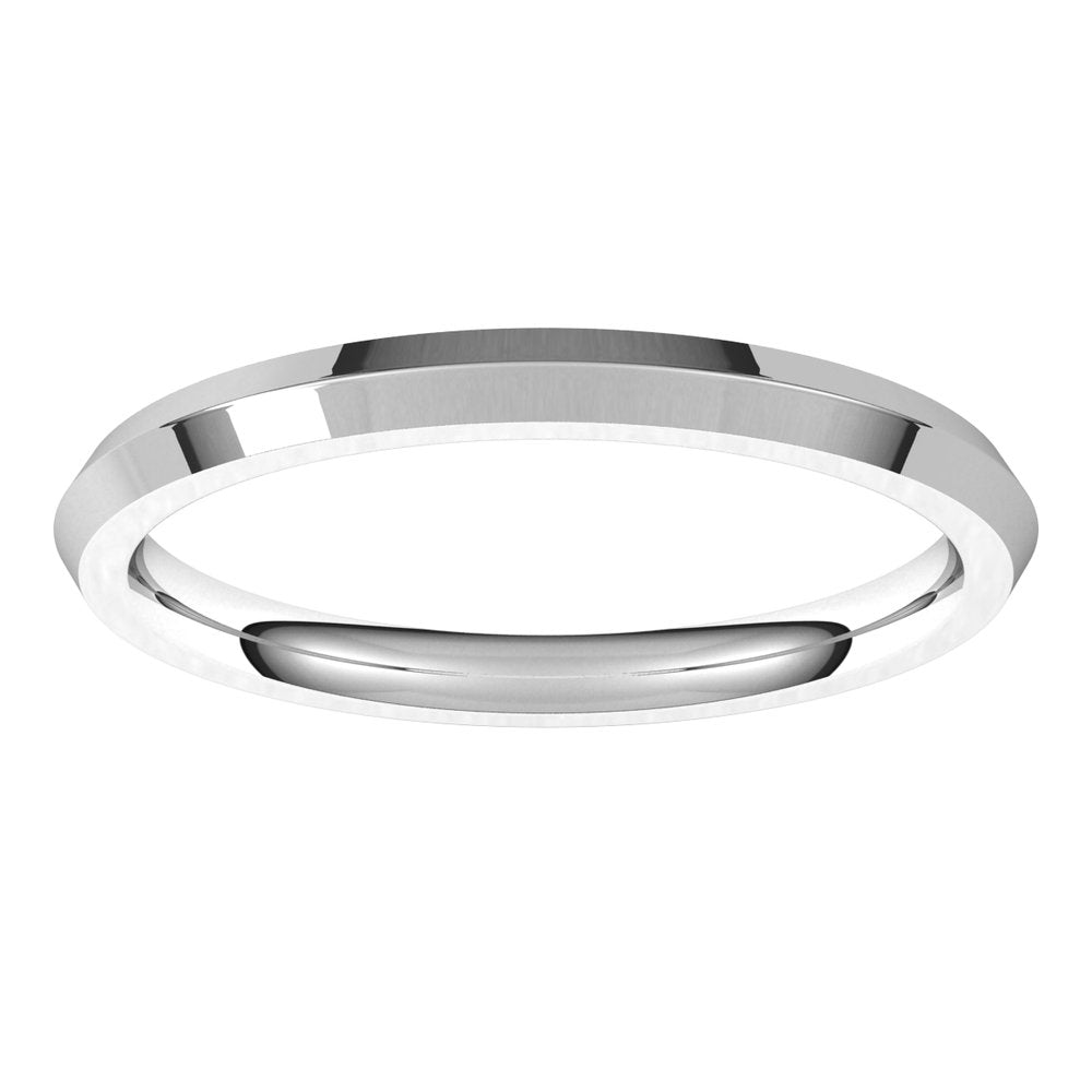 Sterling Silver 2 mm Comfort-Fit Knife Band Size 6