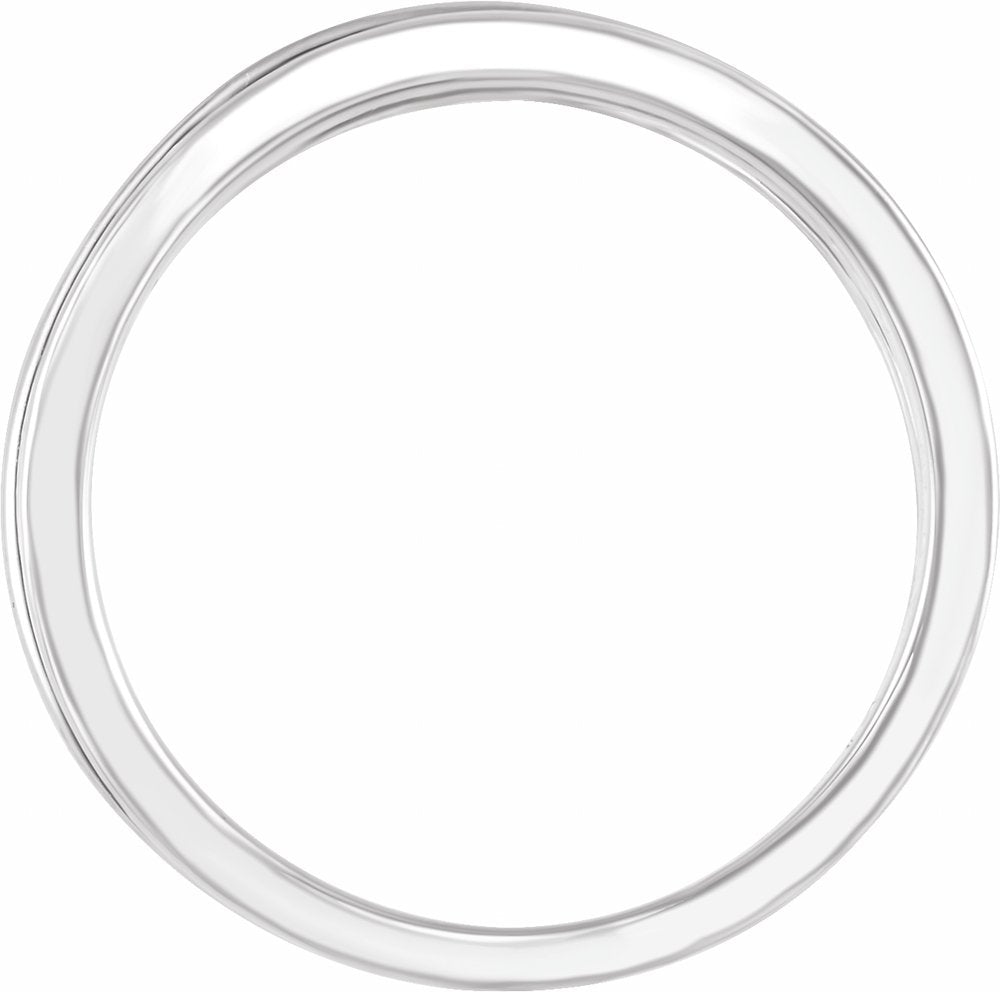 14K White Gold Criss-Cross Ring