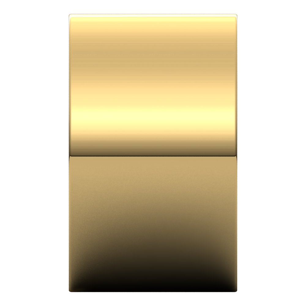 14K Yellow 12 mm Flat Band Size 10