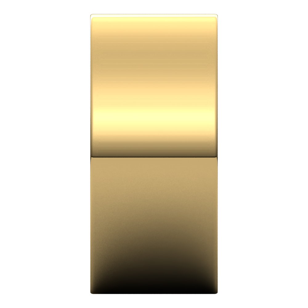 14K Yellow Gold 9 mm Flat Band Size 10