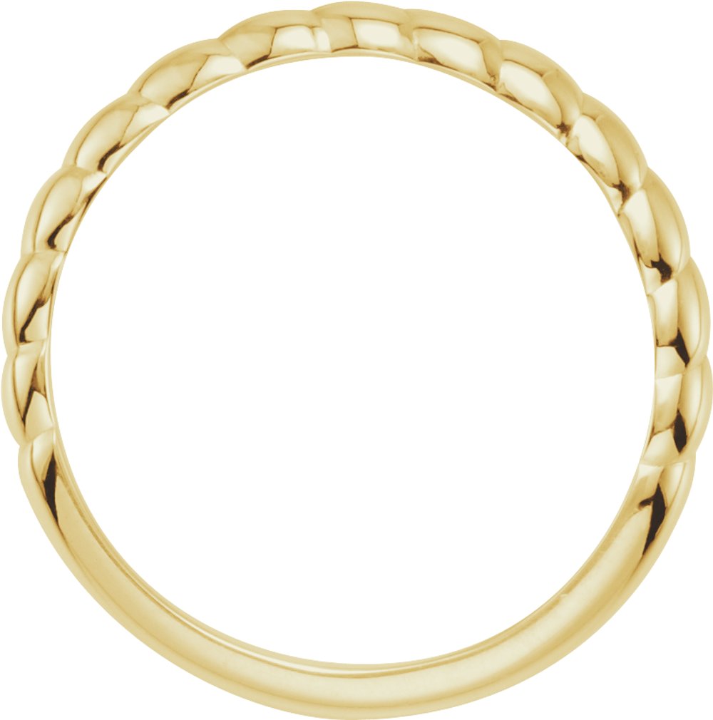 14K Yellow Stackable Ring