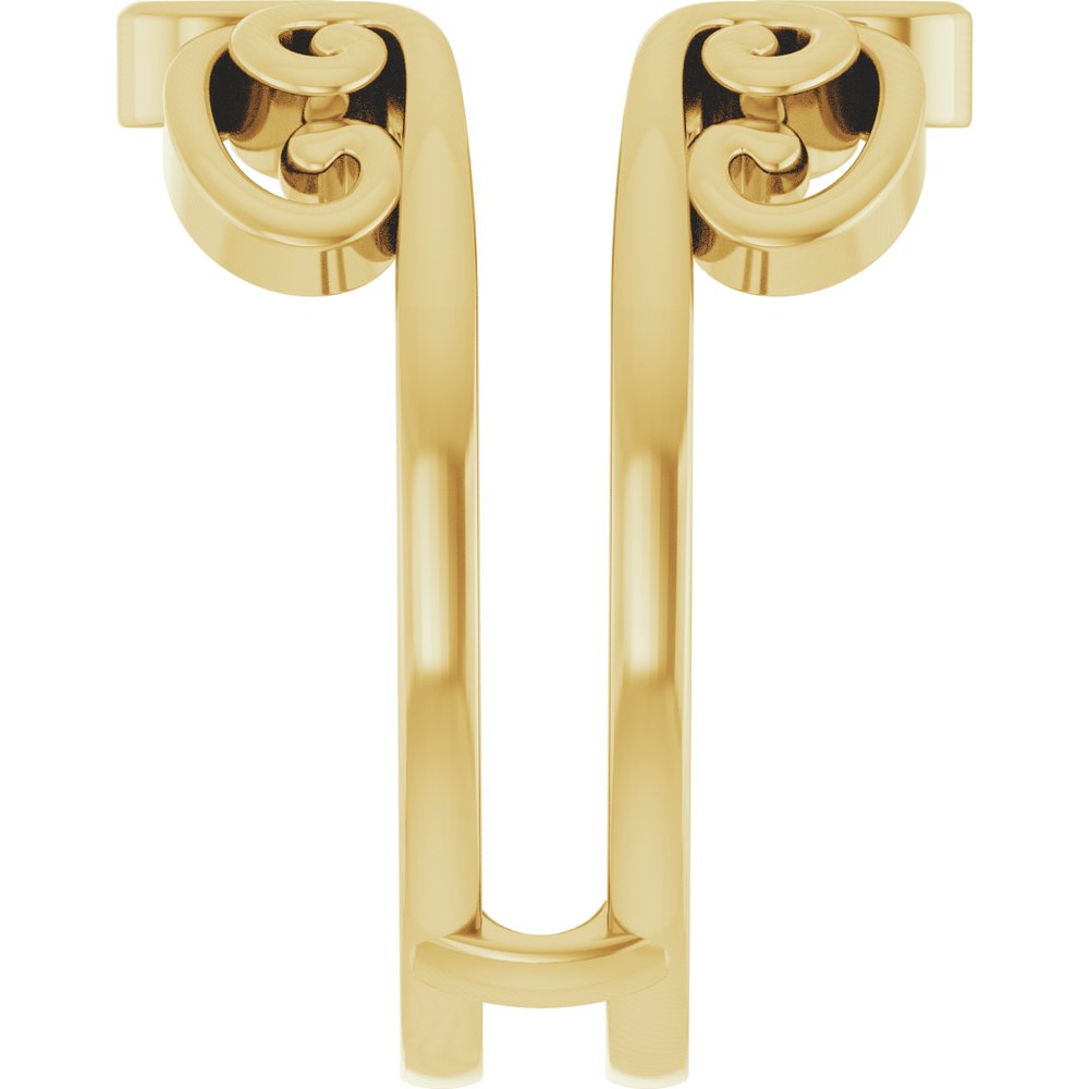 14K Yellow Bridal Ring Guard