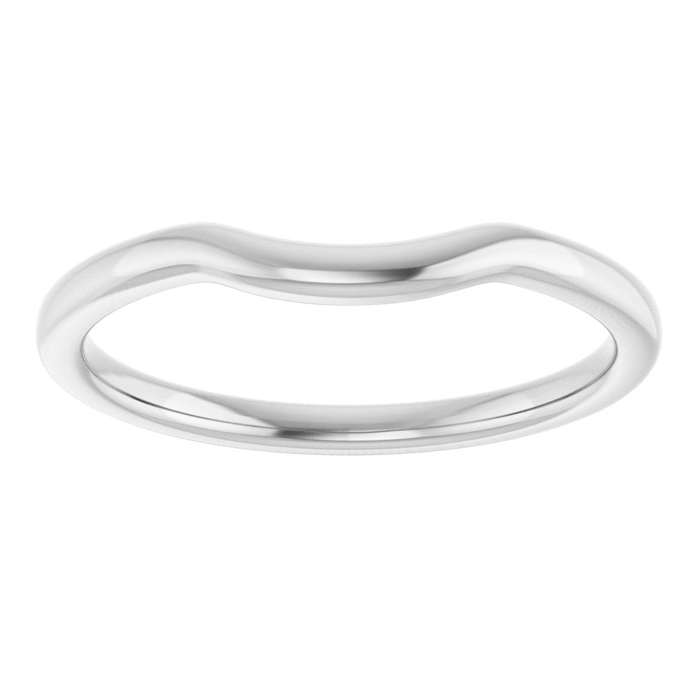 10K White Contour Band