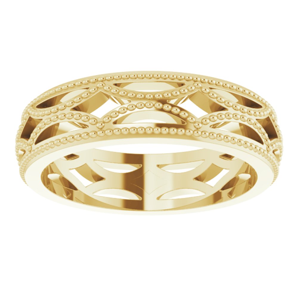 14K Yellow 5 mm Band Size 7
