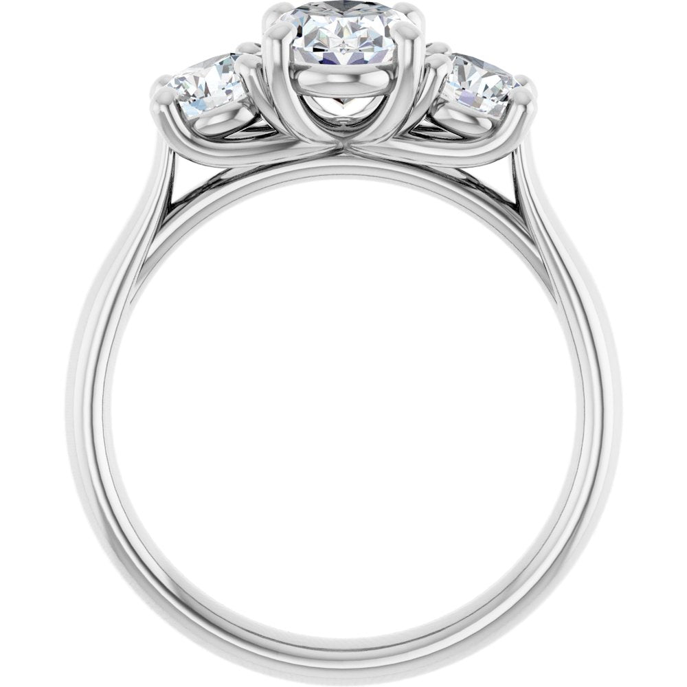 14K Yellow Gold 1 3/4 CTW Lab-Grown Diamond Engagement Ring