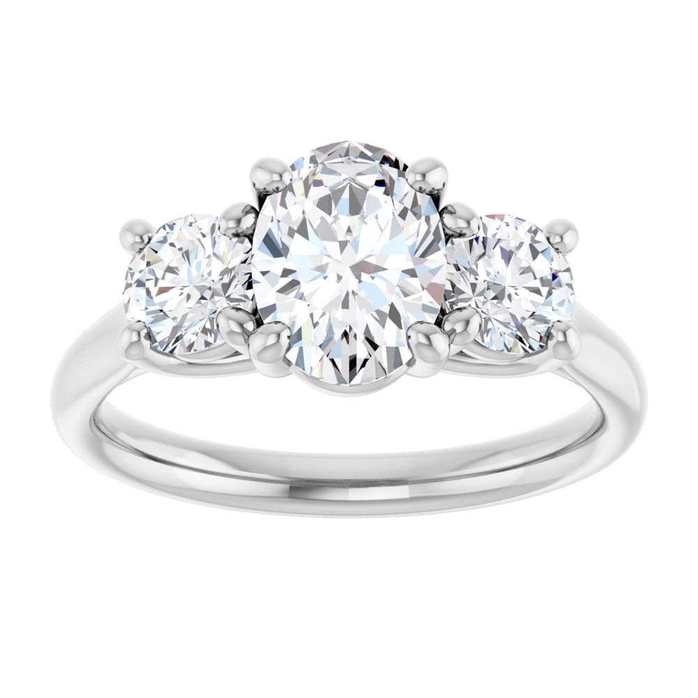 14K Yellow Gold 1 3/4 CTW Lab-Grown Diamond Engagement Ring