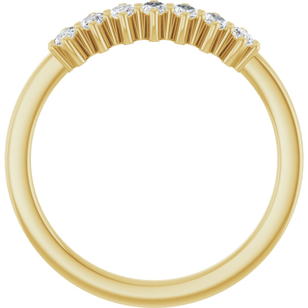 14K Yellow Gold 1/2 CTW Lab-Grown Diamond Anniversary Band