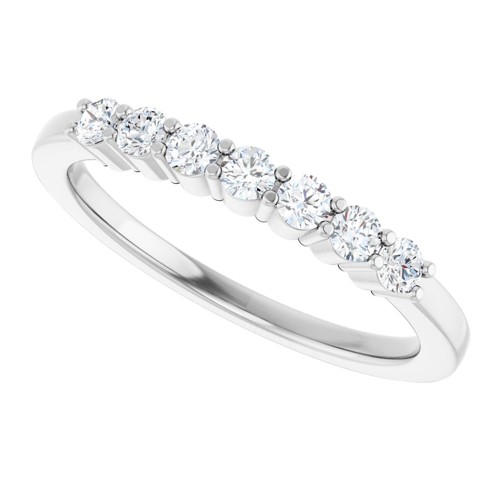 Platinum 1/3 CTW Lab-Grown Diamond Anniversary Band