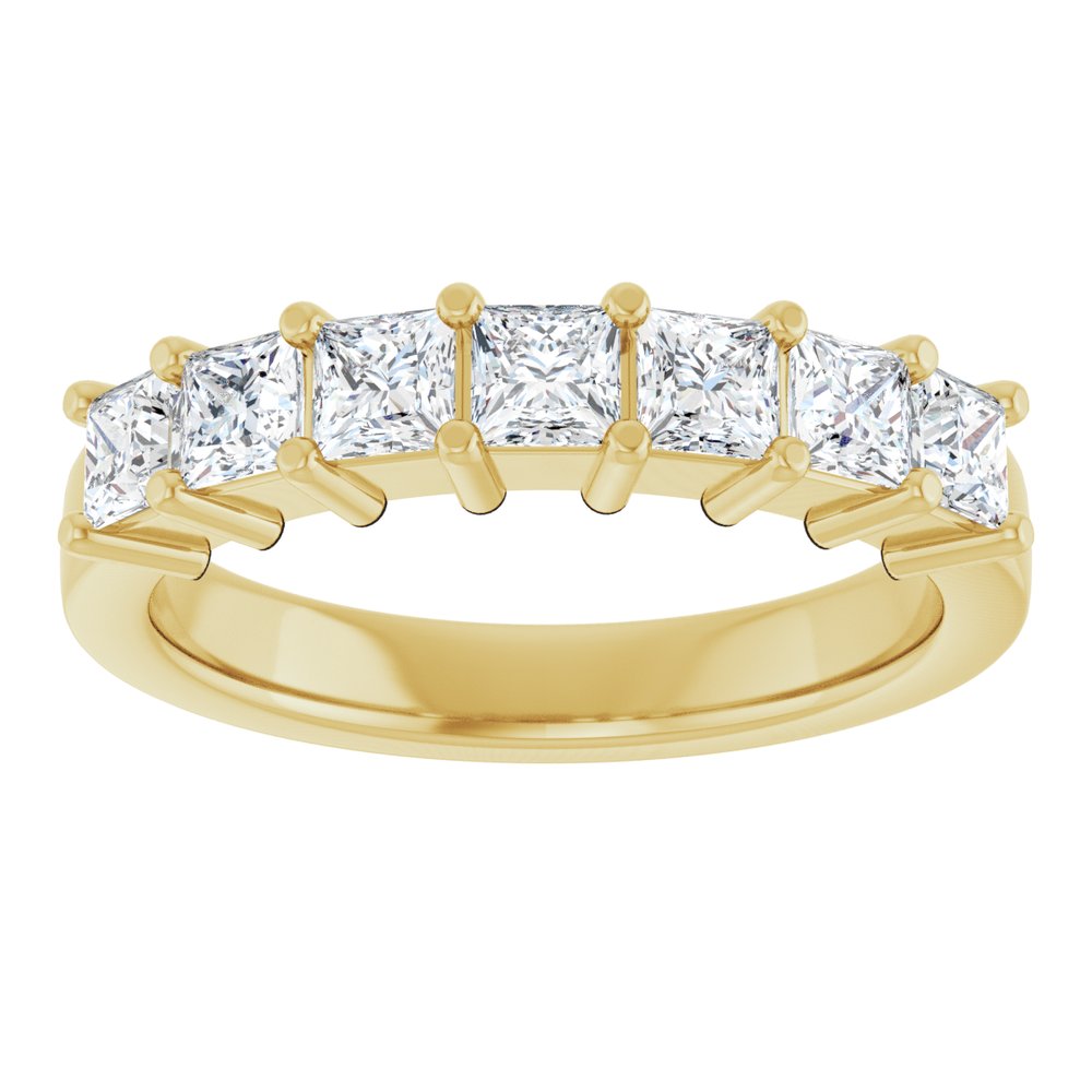 14K Yellow Gold 1 1/6 CTW Lab-Grown Diamond Anniversary Band