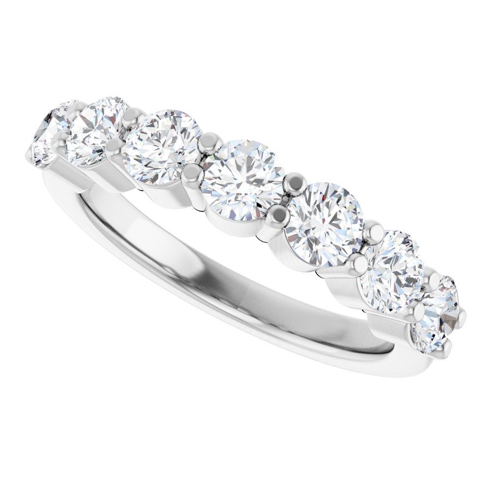 14K White Gold 1 1/2 CTW Lab-Grown Diamond Anniversary Band