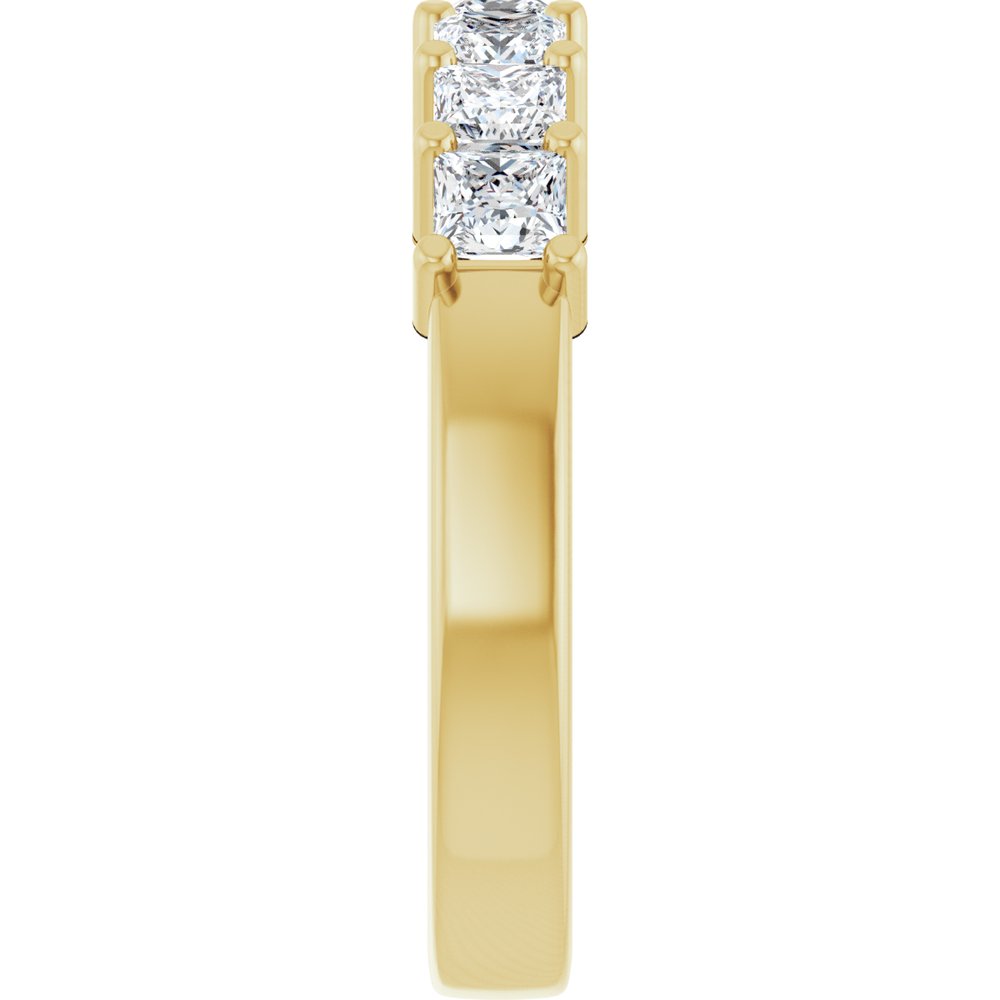 14K Yellow Gold 1 1/6 CTW Lab-Grown Diamond Anniversary Band
