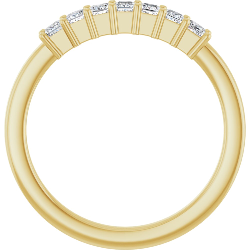 14K Yellow Gold 1/3 CTW Lab-Grown Diamond Anniversary Band