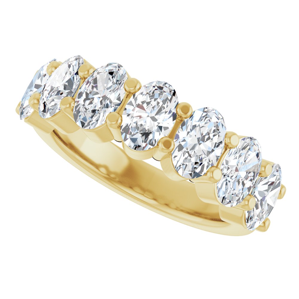 14K Yellow Gold 2 1/2 CTW Lab-Grown Diamond Anniversary Band