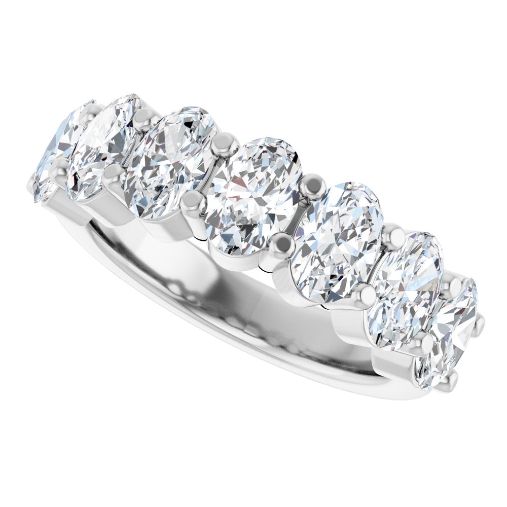14K White Gold 2 1/2 CTW Lab-Grown Diamond Anniversary Band