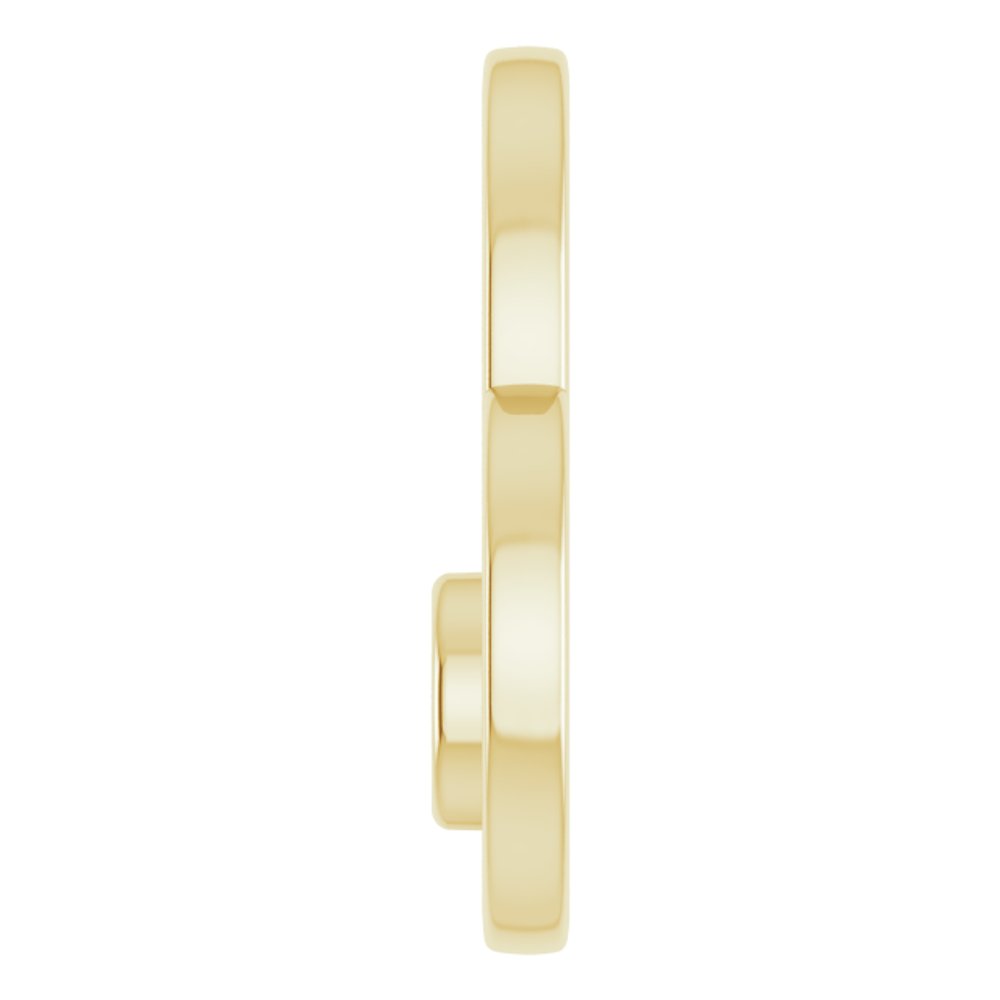 14K Yellow 1/10 CTW Natural Diamond Pendant