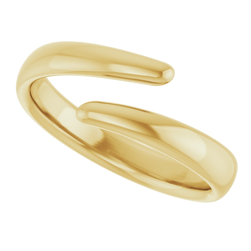 14K Yellow Gold Negative Space Ring