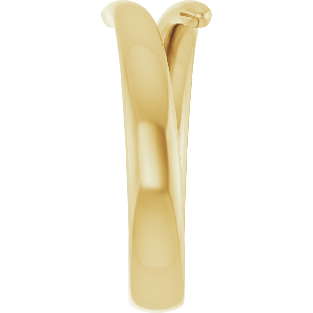 14K Yellow Gold Negative Space Ring