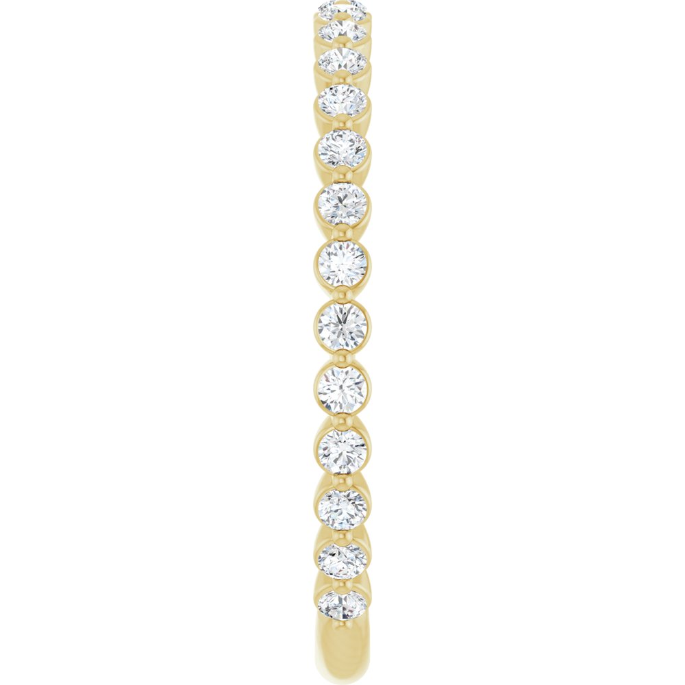 14K Yellow 1 1/6 CTW Lab-Grown Diamond Anniversary Band
