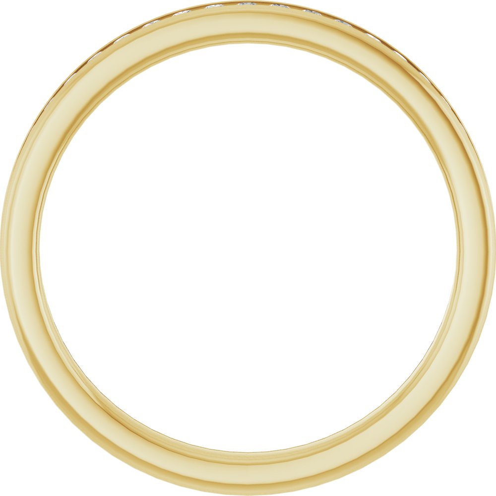 14K Yellow Gold 1/5 CTW Natural Diamond Anniversary Band