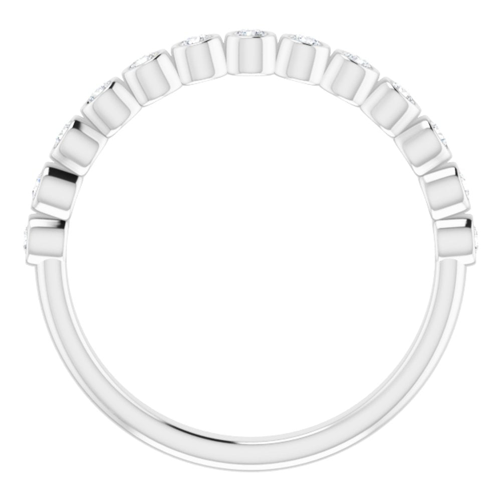 14K White Gold 1/4 CTW Natural Diamond Ring