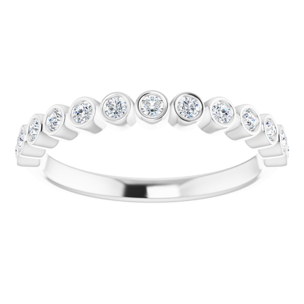 14K White Gold 1/4 CTW Natural Diamond Ring