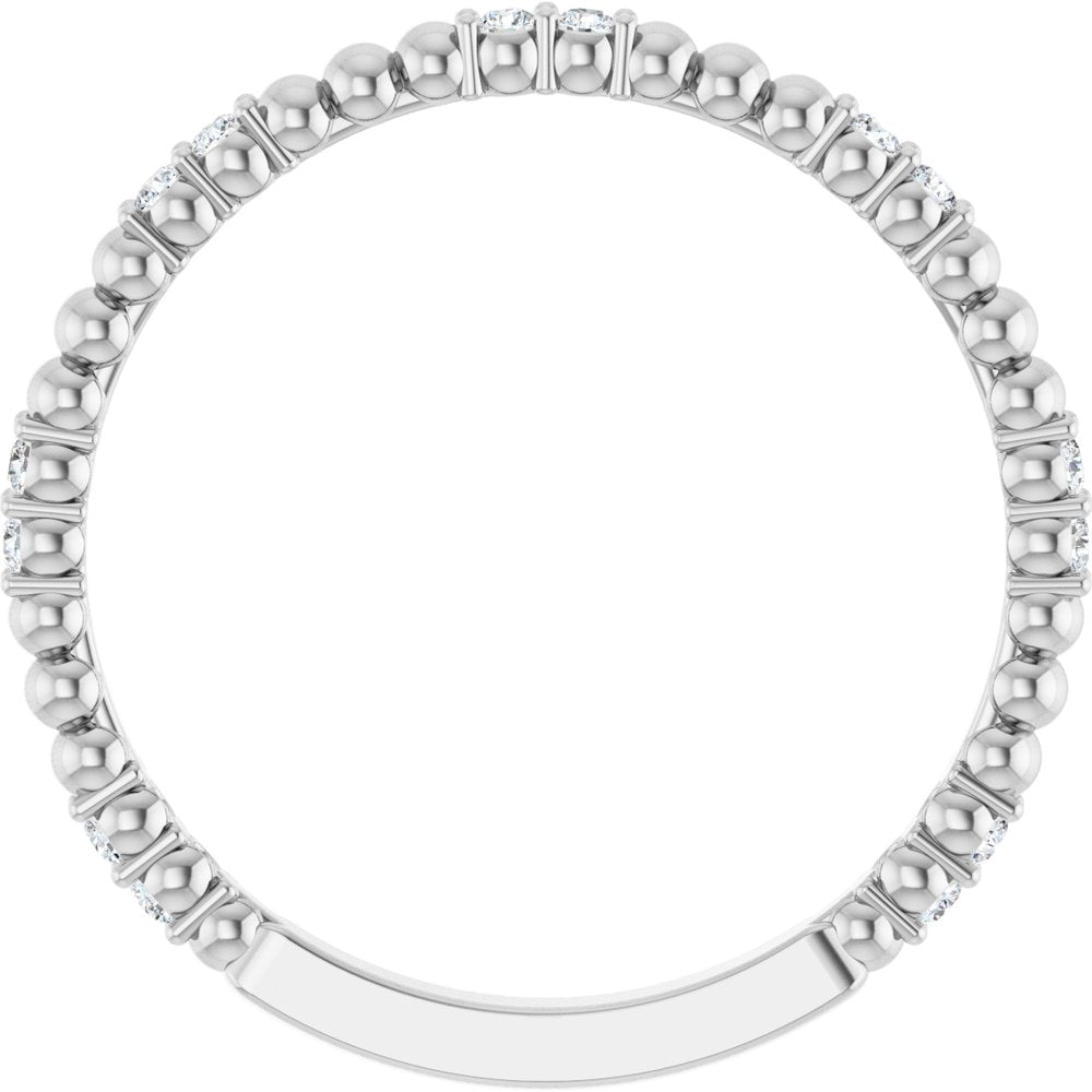 14K White Gold 1/8 CTW Lab-Grown Diamond Anniversary Band