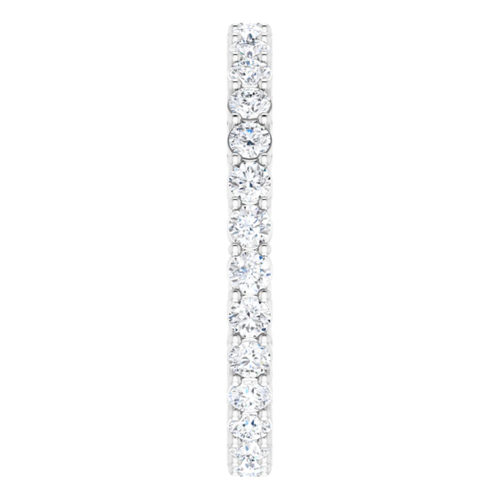 14K White Gold 9/10 CTW Lab-Grown Diamond Eternity Band