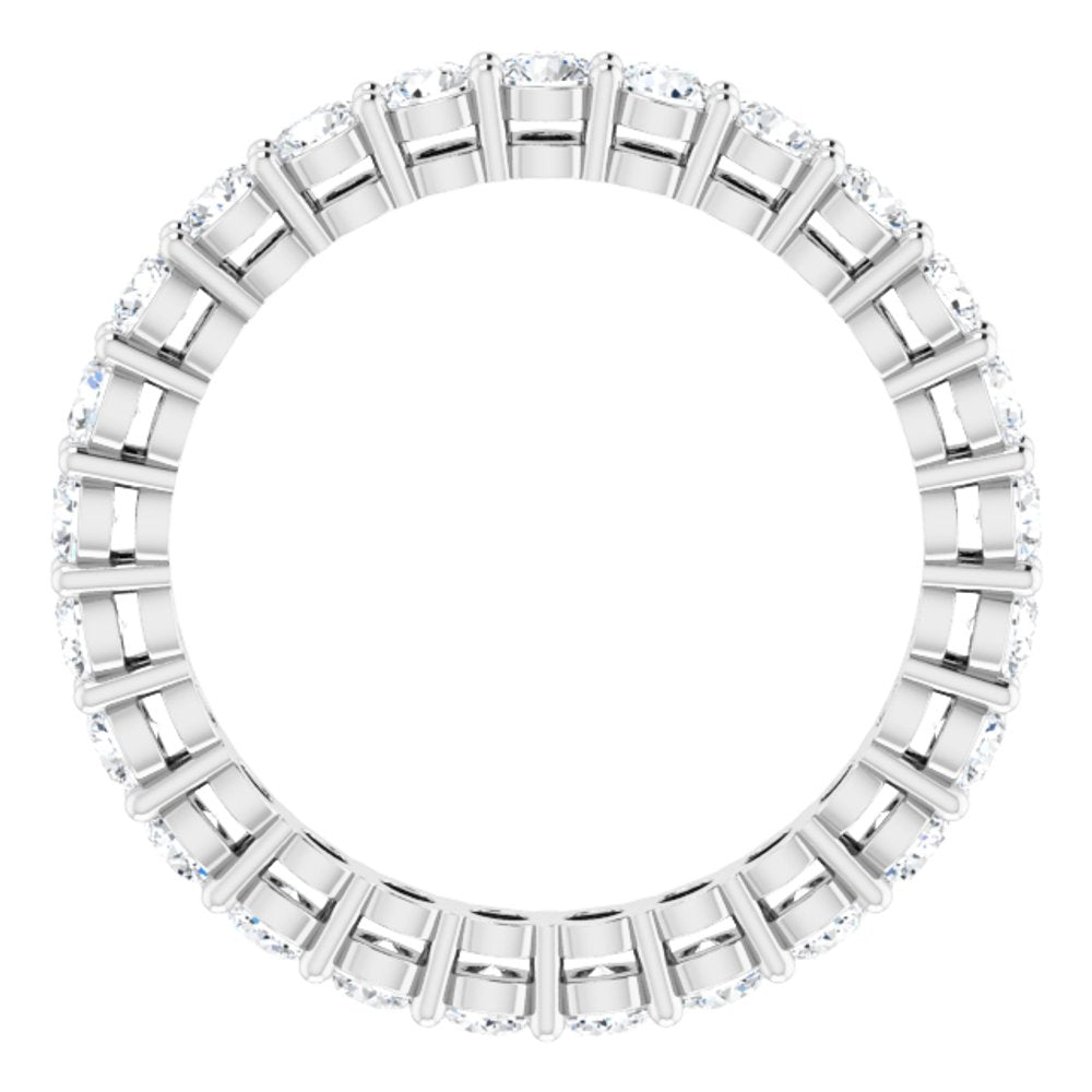 14K White Gold 1 1/2 CTW Lab-Grown Diamond Eternity Band Size 6.5