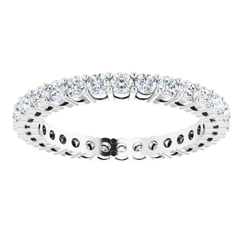 14K White Gold 9/10 CTW Lab-Grown Diamond Eternity Band