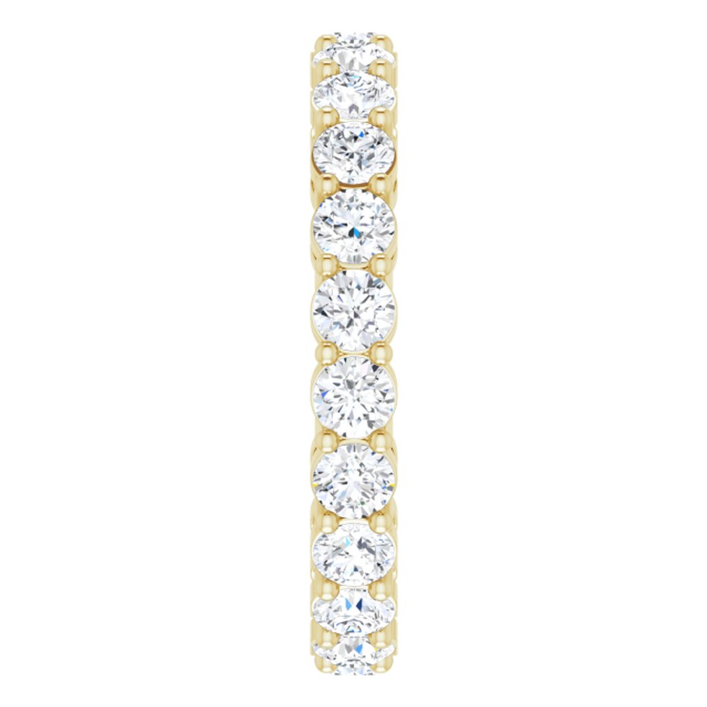 14K Yellow Gold 1 3/4 CTW Lab-Grown Diamond Eternity Band Size 5.5