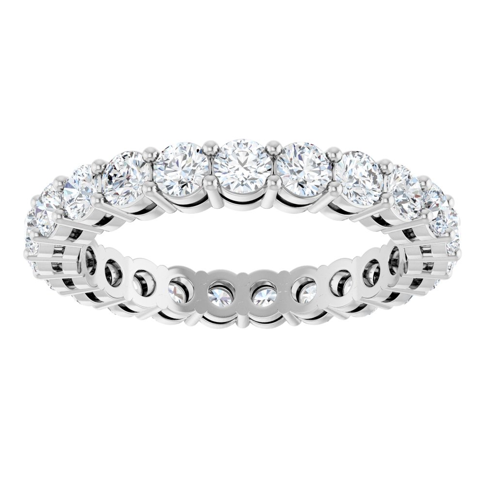 14K White Gold 1 7/8 CTW Lab-Grown Diamond Eternity Band Size 7