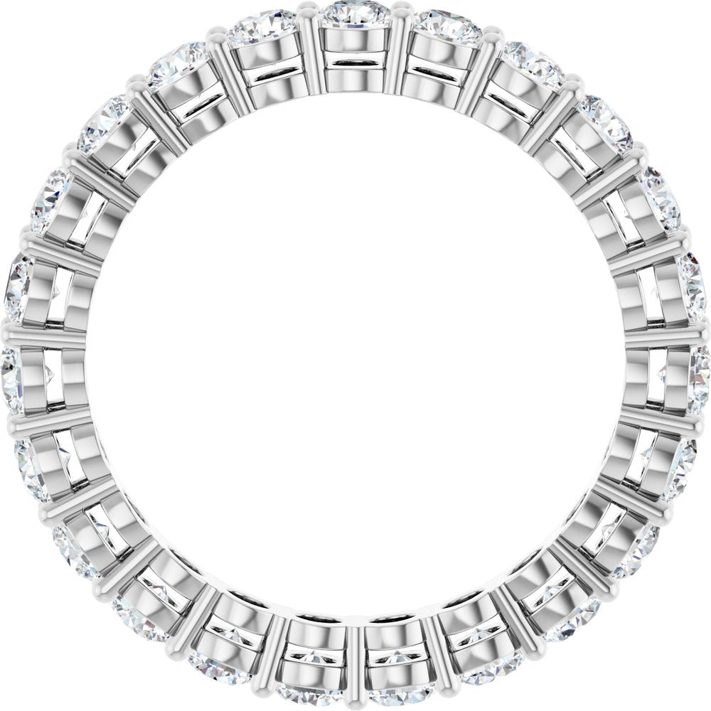 14K White Gold 1 7/8 CTW Lab-Grown Diamond Eternity Band Size 7