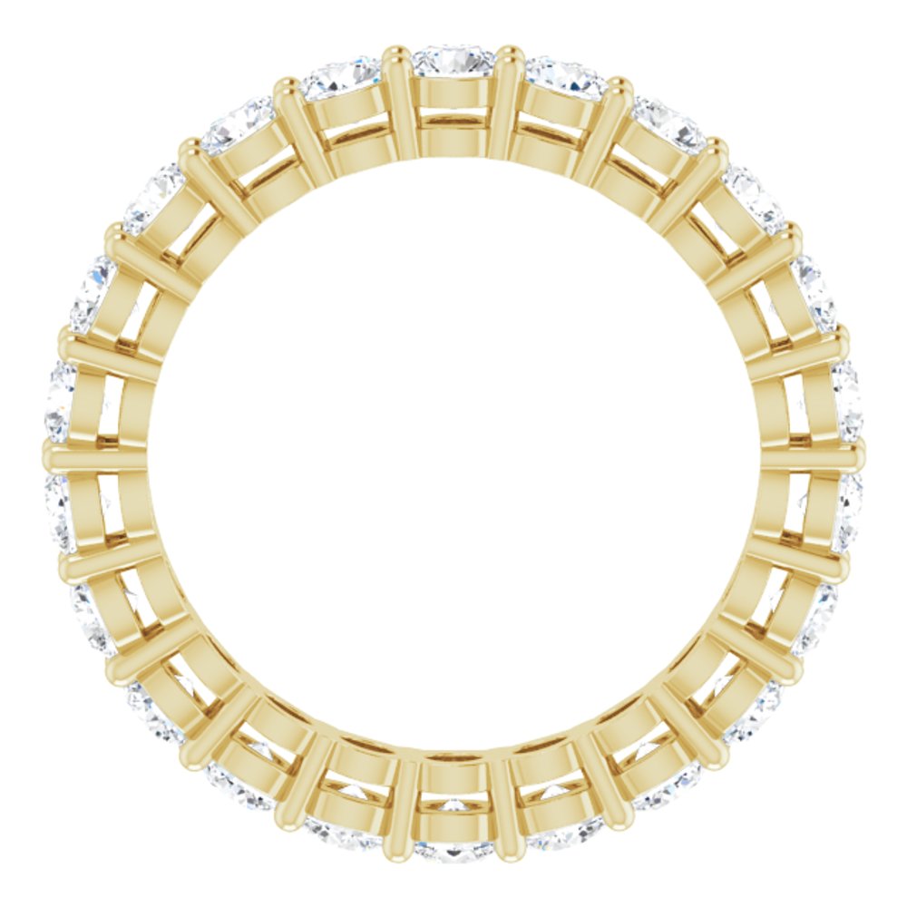 14K Yellow Gold 1 3/4 CTW Lab-Grown Diamond Eternity Band Size 5.5