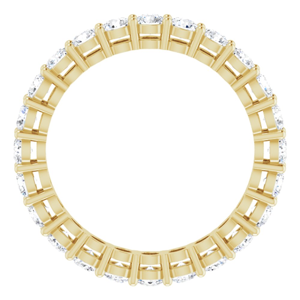 14K Yellow 1 3/4 CTW Natural Diamond Eternity Band Size 6
