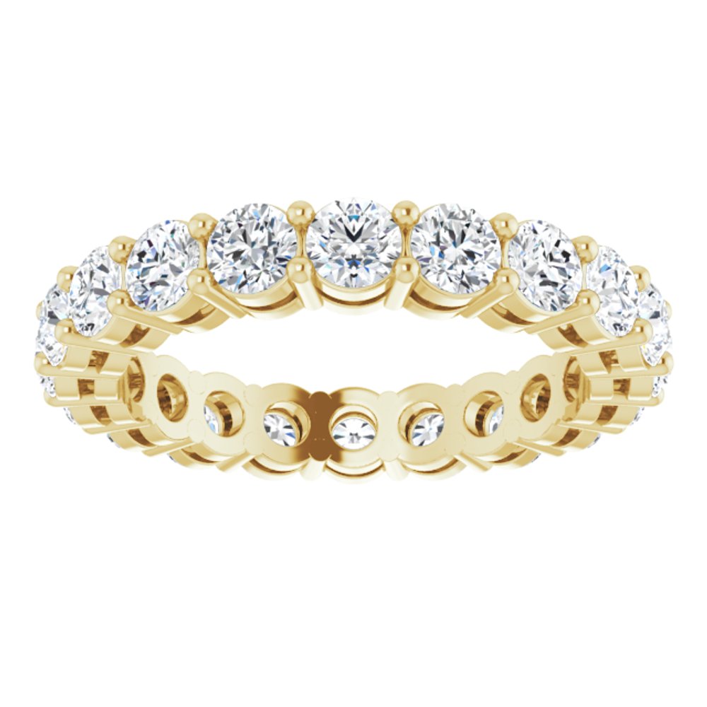 14K Yellow 1 3/4 CTW Lab-Grown Diamond Eternity Band