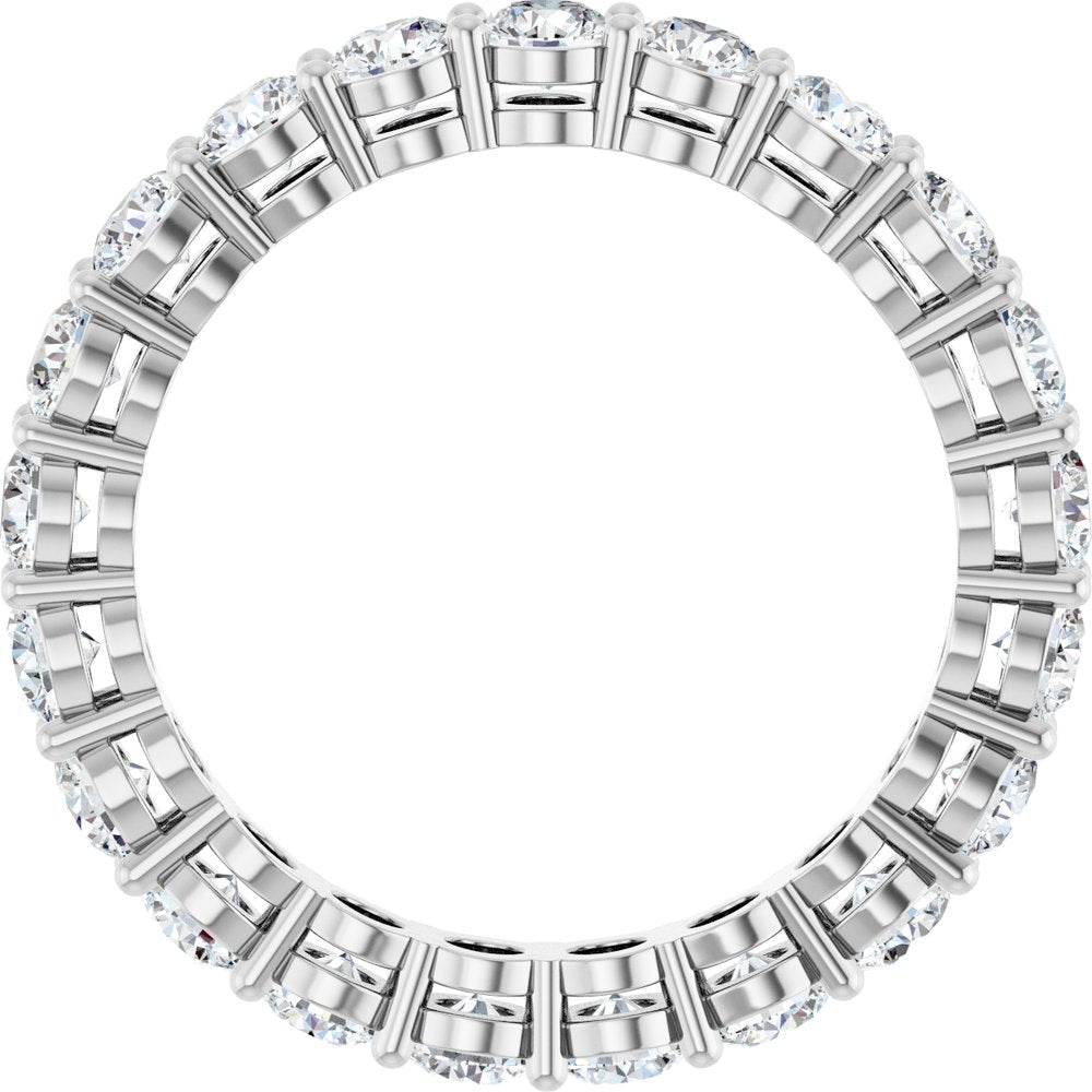 14K White 2 1/5 CTW Lab-Grown Diamond Eternity Band
