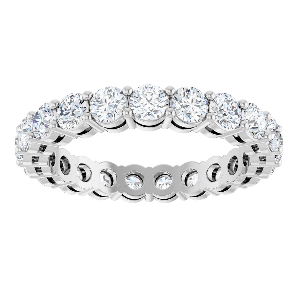 14K White 2 1/5 CTW Lab-Grown Diamond Eternity Band