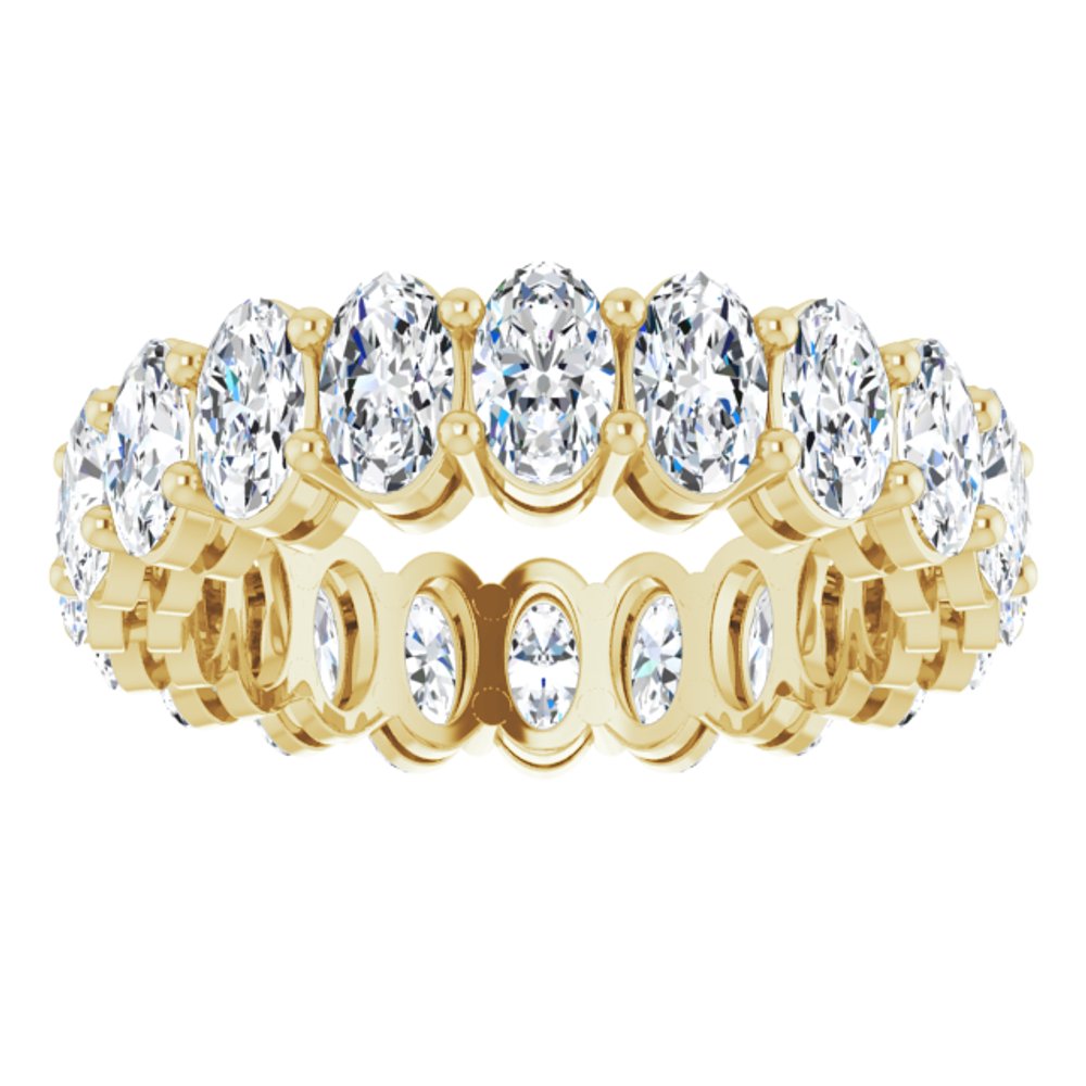 14K Yellow Gold 3 5/8 CTW Lab-Grown Diamond Eternity Band